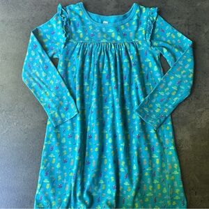 Tea Collection Turquoise Floral Dress